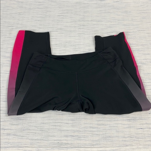 ADIDAS Ombre Climalite Cropped Leggings Small - Picture 2 of 4